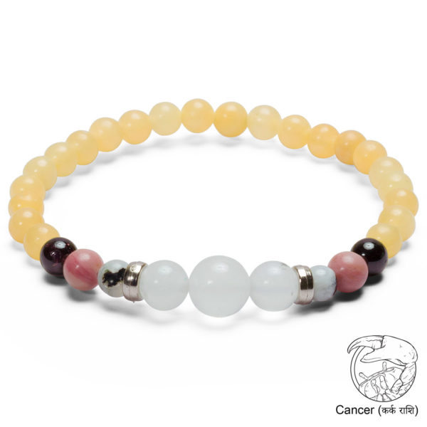 Cancer Zodiac Crystal Bracelet