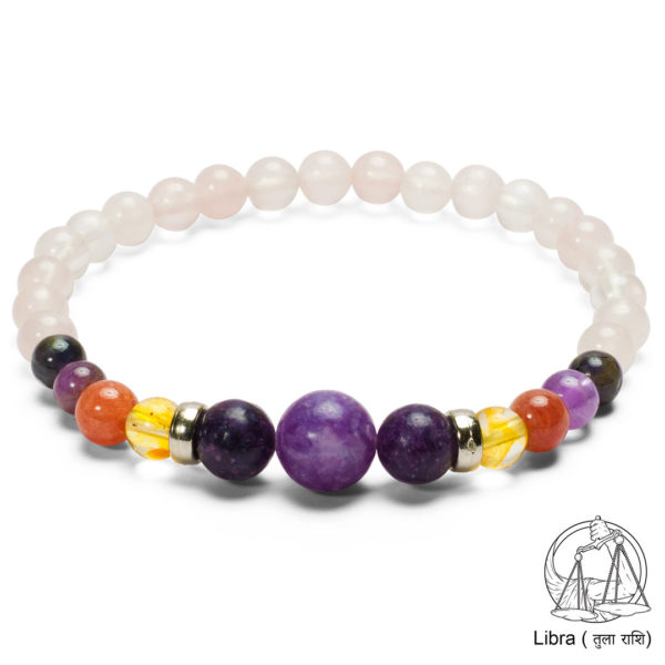 Libra Zodiac Crystal Bracelet