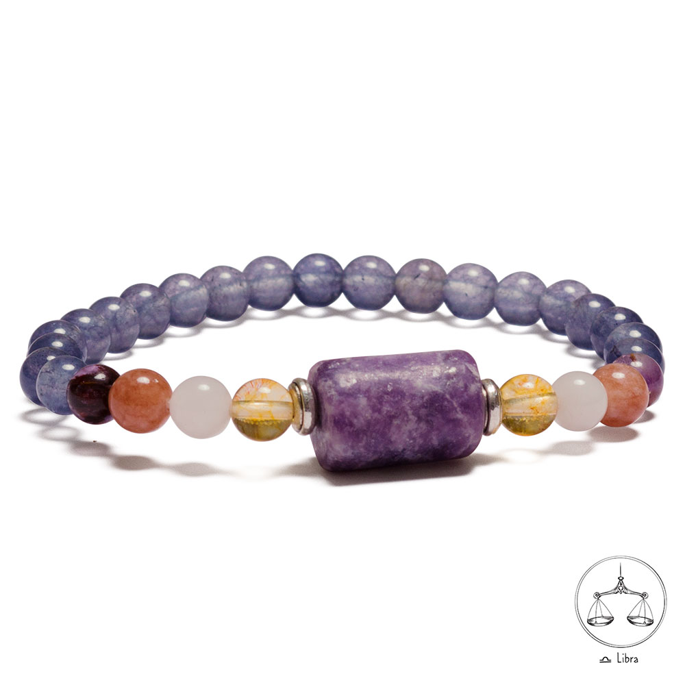 libra crystal bracelet