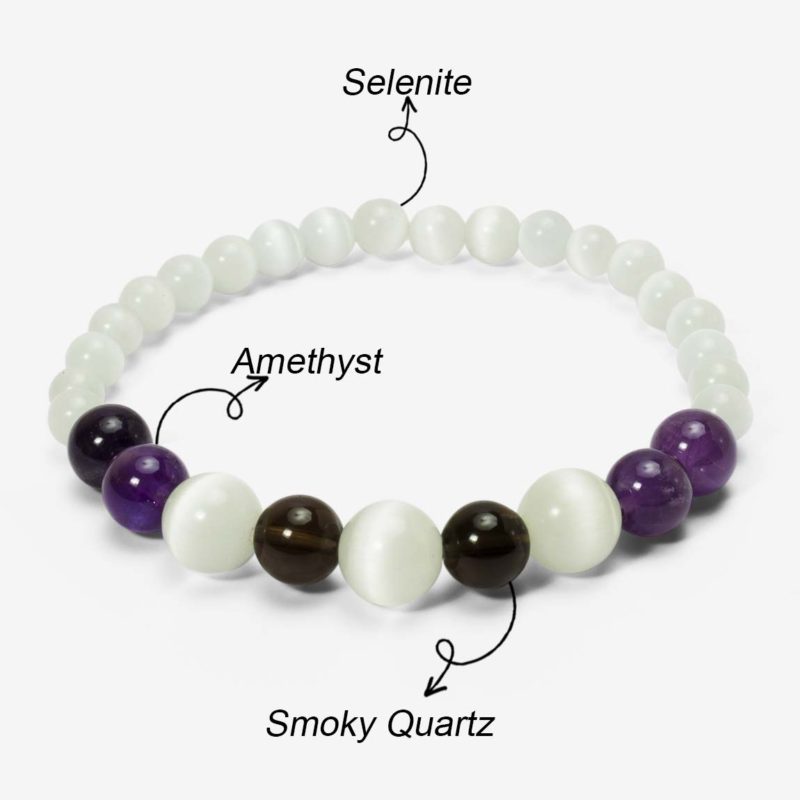 Selenite crystal Bracelet Natural – 1pc - Moksa