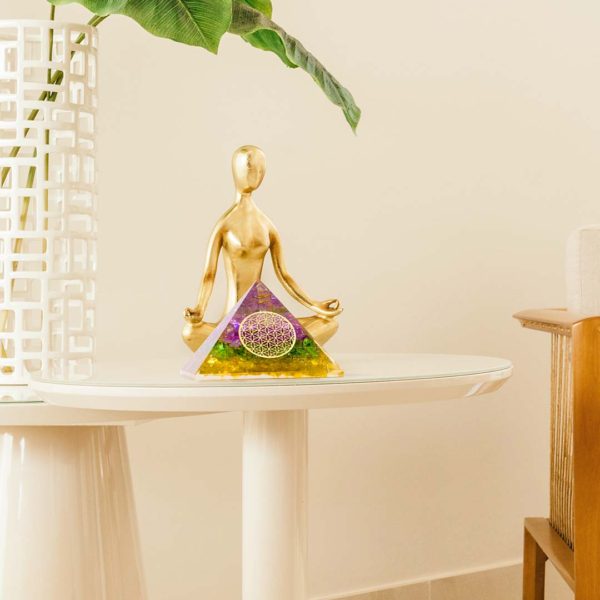 Divine magic Success Orgone Pyramid for home decor