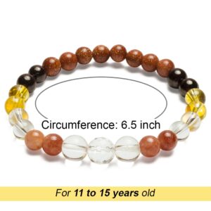 Divine magic Leadership Crystal Bracelet for Students, 6.5 inch