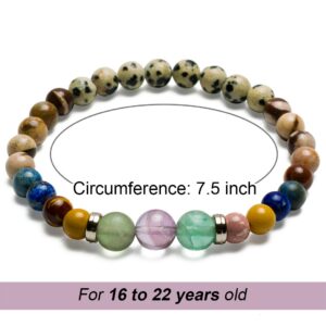 Divine magic Study Focus Crystal Bracelet for Students, 7.5 inch